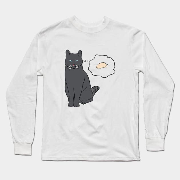 Cat and Mouse Long Sleeve T-Shirt by uveyiknur